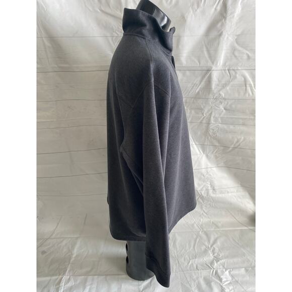 The North Face 1/4 Zip Mock Neck Gray Pullover Sweatshirt Men’s  XXLARGE MINT‼️ - Picture 7 of 8
